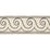 Schumacher Greek Waves Trim Black On Ivory Trim 70750