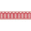 Schumacher Arches Embroidered Tape Medium Red Trim 70761
