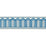 Schumacher Arches Embroidered Tape Medium Peacock Trim 70762