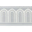 Schumacher Arches Embroidered Tape Wide Sky Trim 70773