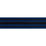 Schumacher Military Stripe  Tape Black On Navy Trim 70780