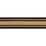 Schumacher Military Stripe  Tape Gold On Black Trim 70784