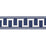 Schumacher Greek Key Embroidered Tape Marine Trim 70797