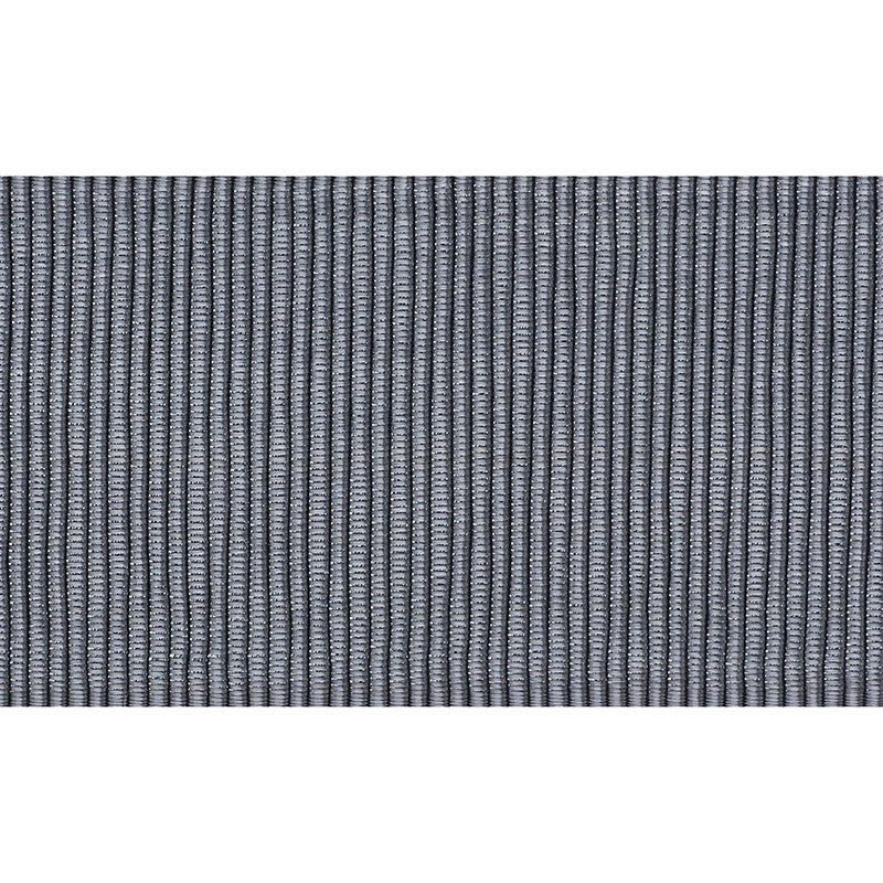 Schumacher Wide Faille Tape Grey Trim Sample 70841