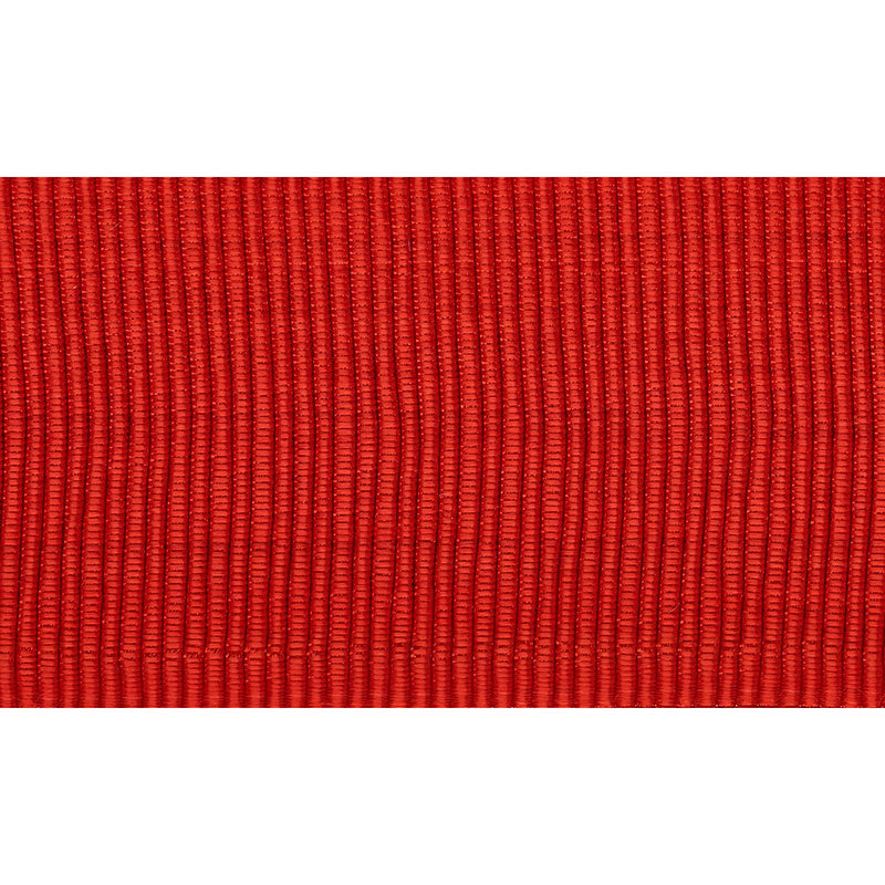 Schumacher Wide Faille Tape Red Trim Sample 70849