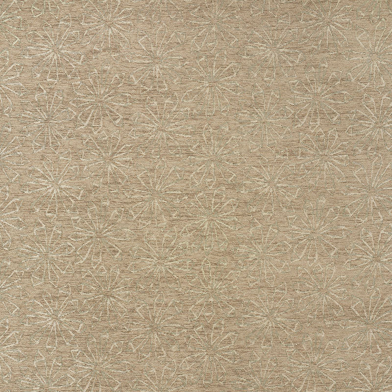 Schumacher Flower Chenille Sandstone Fabric Sample 70861