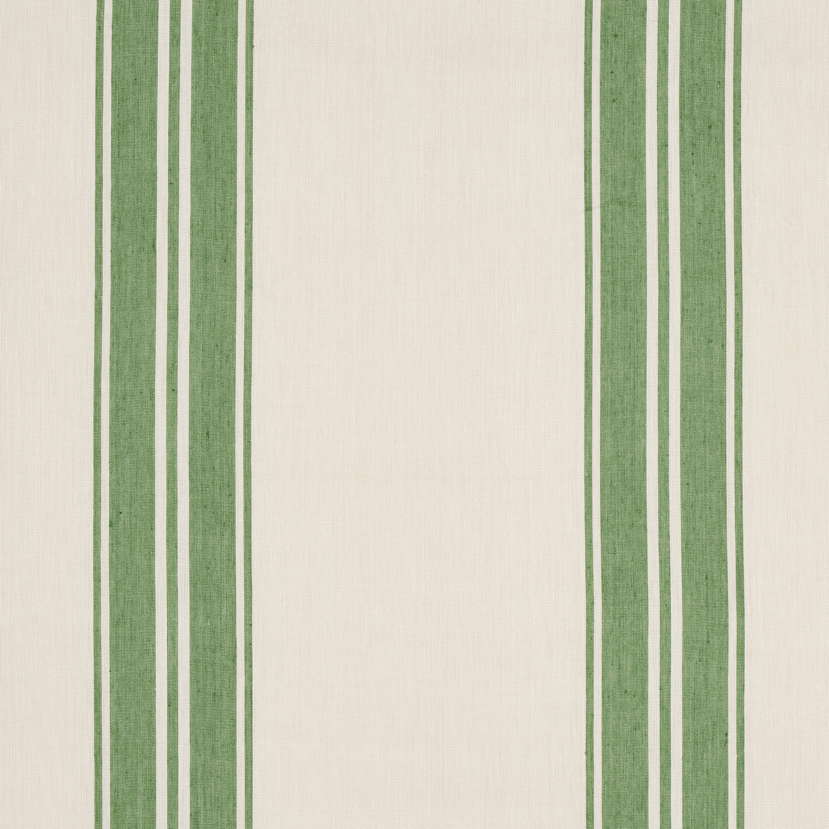 Schumacher Brentwood Stripe Leaf Green Fabric Sample 70873