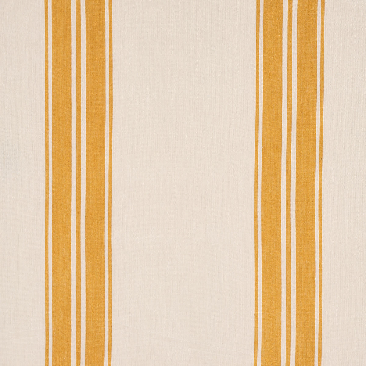 Schumacher Brentwood Stripe Yellow Fabric Sample 70874