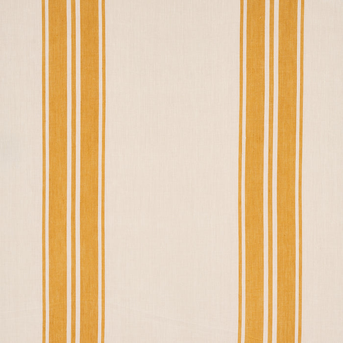 Schumacher Brentwood Stripe Yellow Fabric 70874