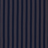 Schumacher Bibione Stripe Indoor/Outdoor Navy & Red Fabric 70900