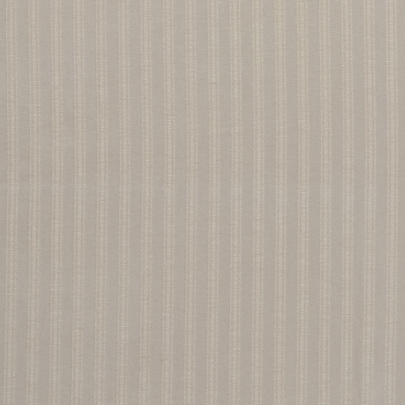 Schumacher Zelda Stripe Platinum Fabric Sample 71081