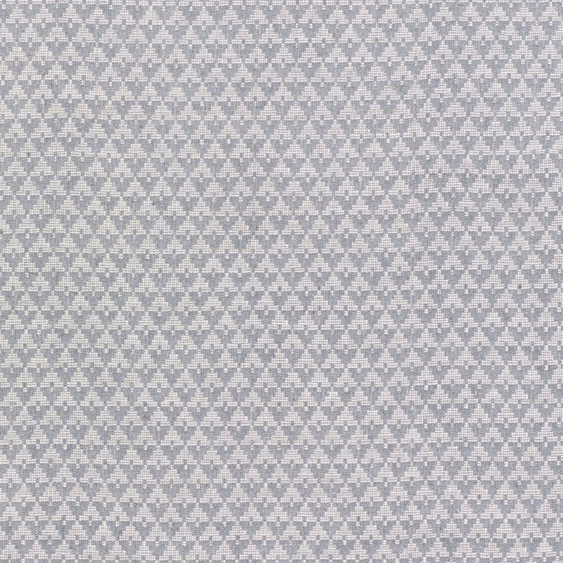 Schumacher Evans Steel Fabric Sample 71183