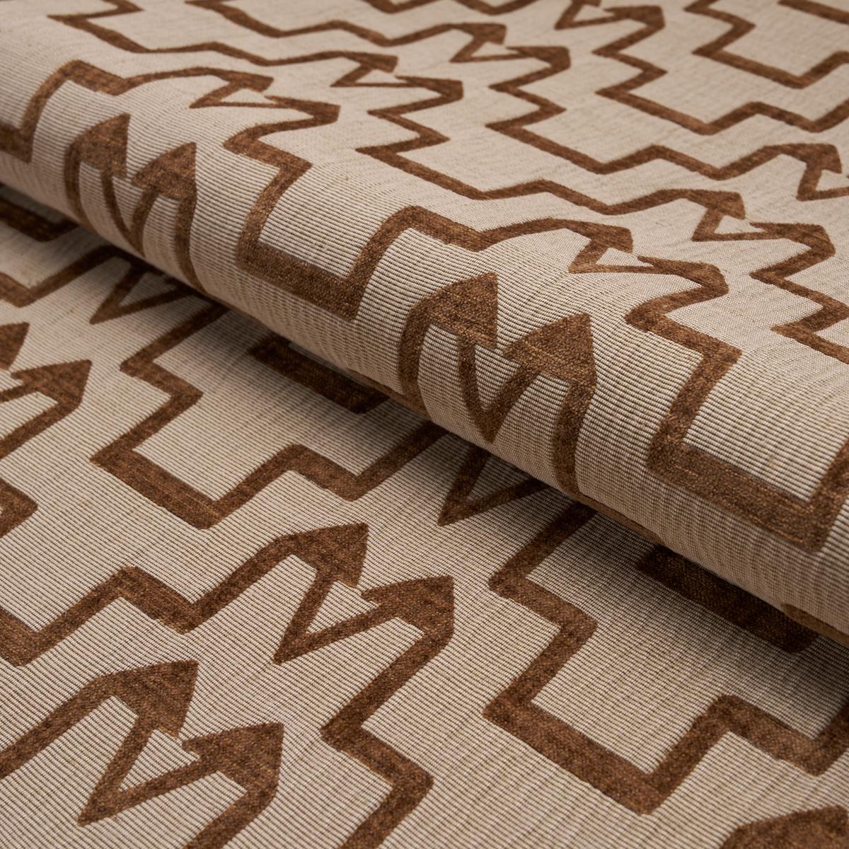 Schumacher Turkish Step Biscuit Fabric 71245