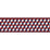 Schumacher Tumbling Blocks Tape Rouge & Bleu Trim 71262