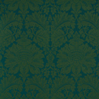 Schumacher Maggiore Damasco Emerald Fabric 71281