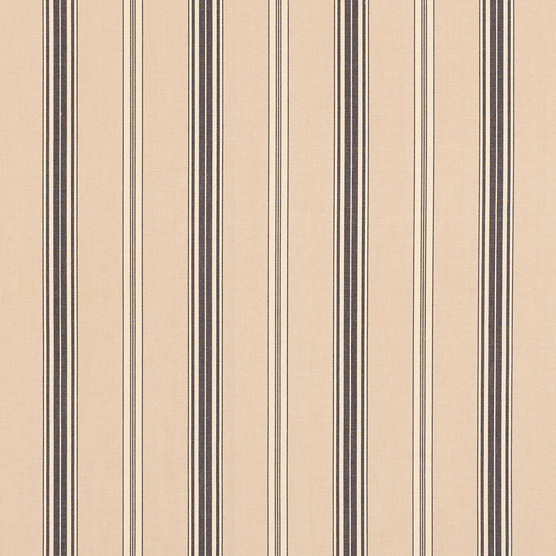 Schumacher Coco Stripe Stone Fabric 71292