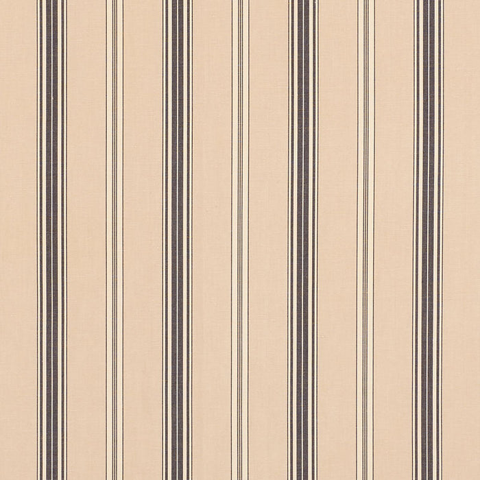 Schumacher Coco Stripe Stone Fabric Sample 71292