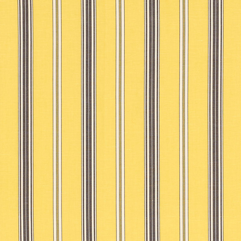 Schumacher Coco Stripe Yellow Fabric 71294