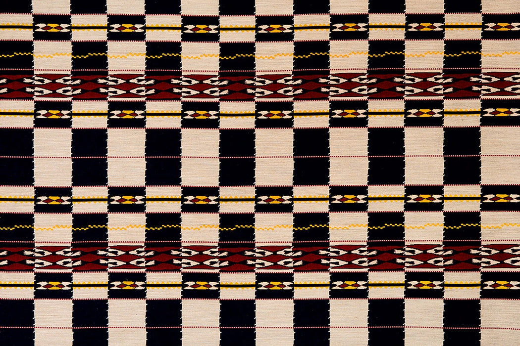 Christopher Farr Chubby Check Indigo Fabric