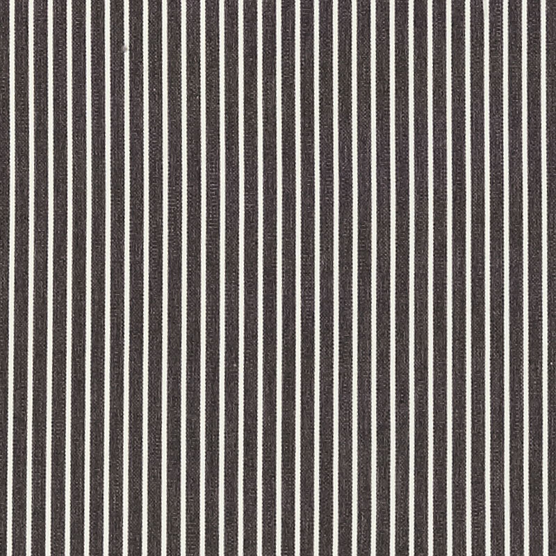 Schumacher Edie Stripe Black Fabric 71300