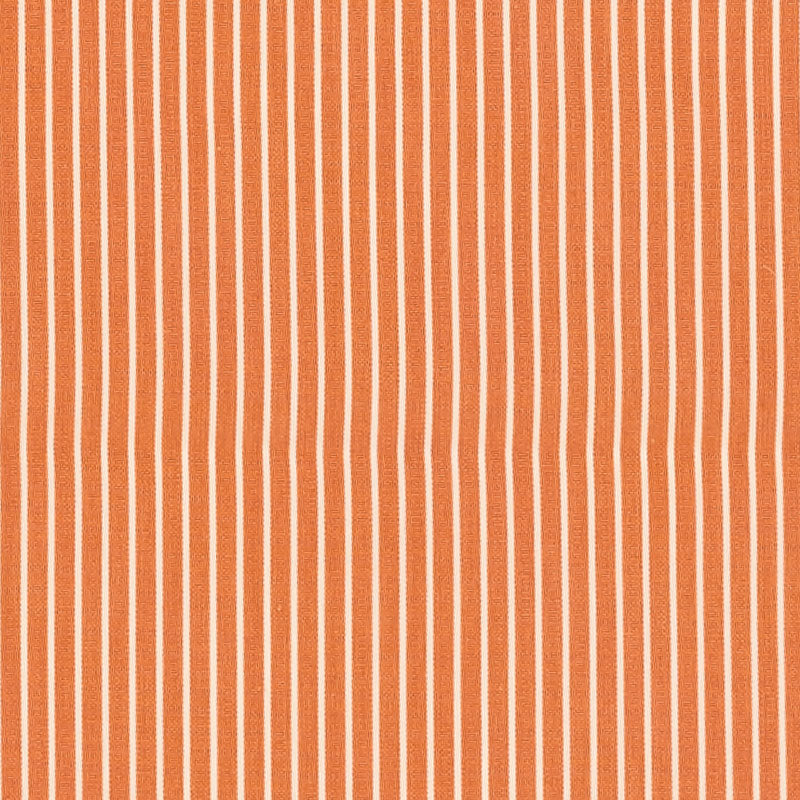 Schumacher Edie Stripe Orange Fabric Sample 71308
