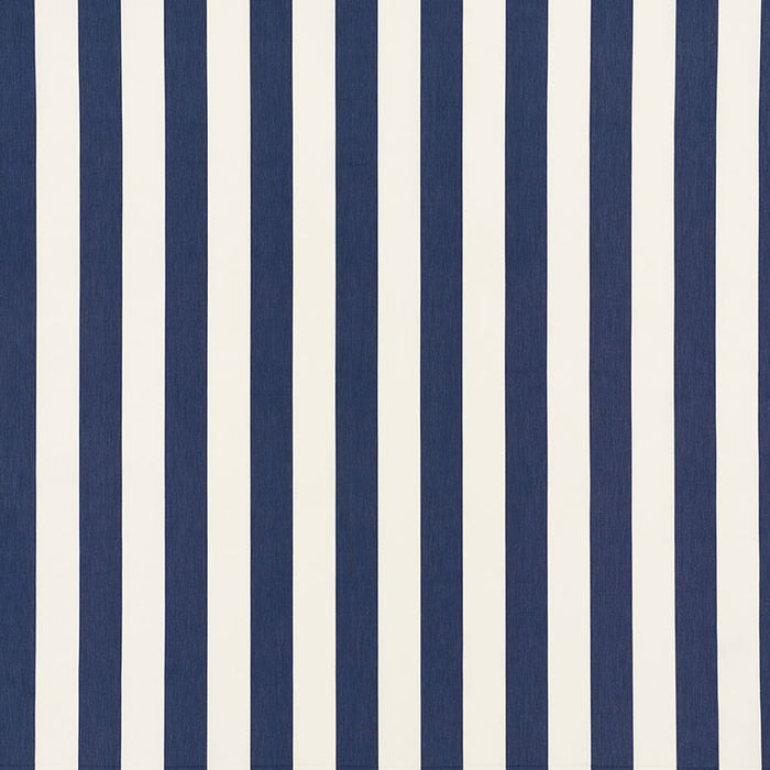 Schumacher Andy Stripe Navy Fabric Sample 71323