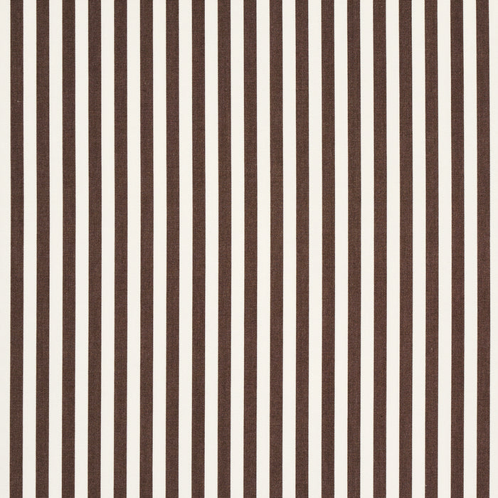 Schumacher Brigitte Stripe Brown Fabric Sample 71347