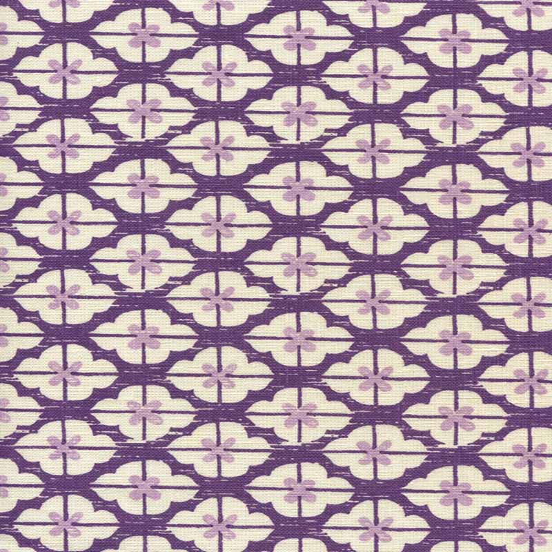 China Seas Kyoto Two Color Purple Lilac Fabric Sample 7135-07