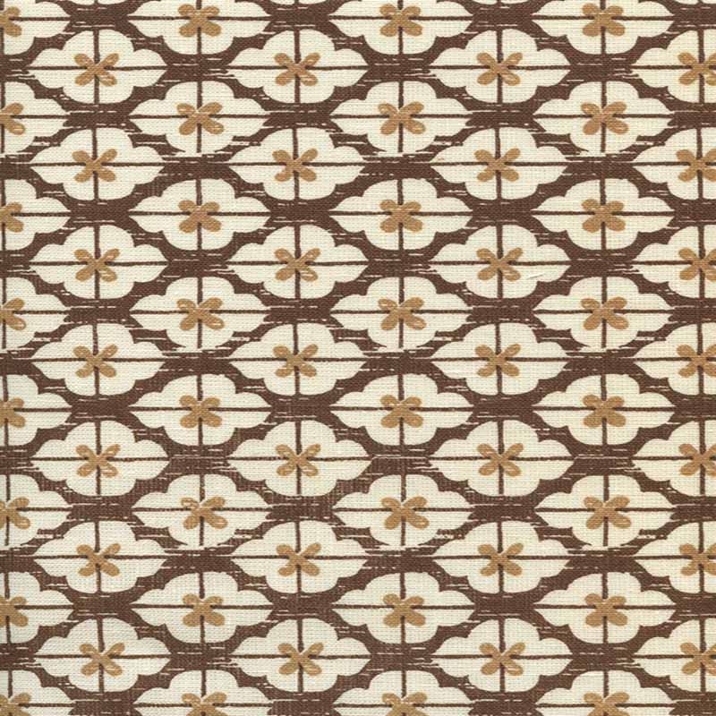 China Seas Kyoto Two Color Brown Camel Fabric Sample 7135-09