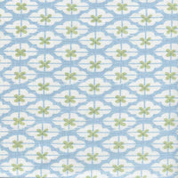 China Seas Kyoto Two Color Soft French Green Windsor Blue Fabric 7135-10W