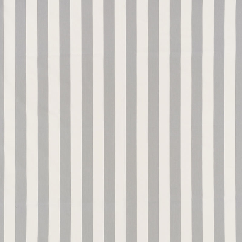 Schumacher James Stripe Grey Fabric Sample 71351