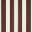 Schumacher James Stripe Brown Fabric Sample 71353