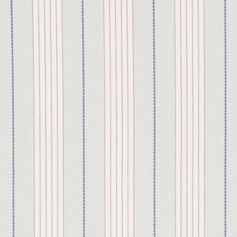 Schumacher Audrey Stripe Sky Fabric Sample 71371