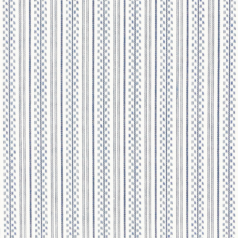 Schumacher Jack Stripe Navy Fabric Sample 71413