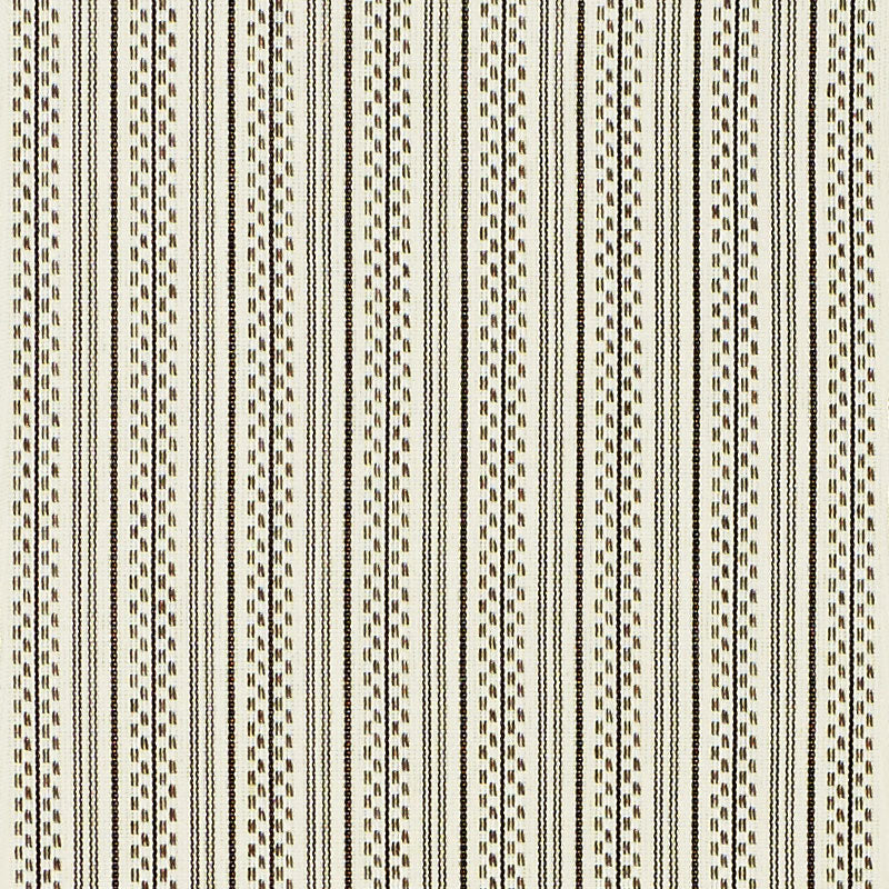 Schumacher Jack Stripe Black Fabric Sample 71414