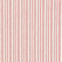 Schumacher Jack Stripe Red Fabric 71415