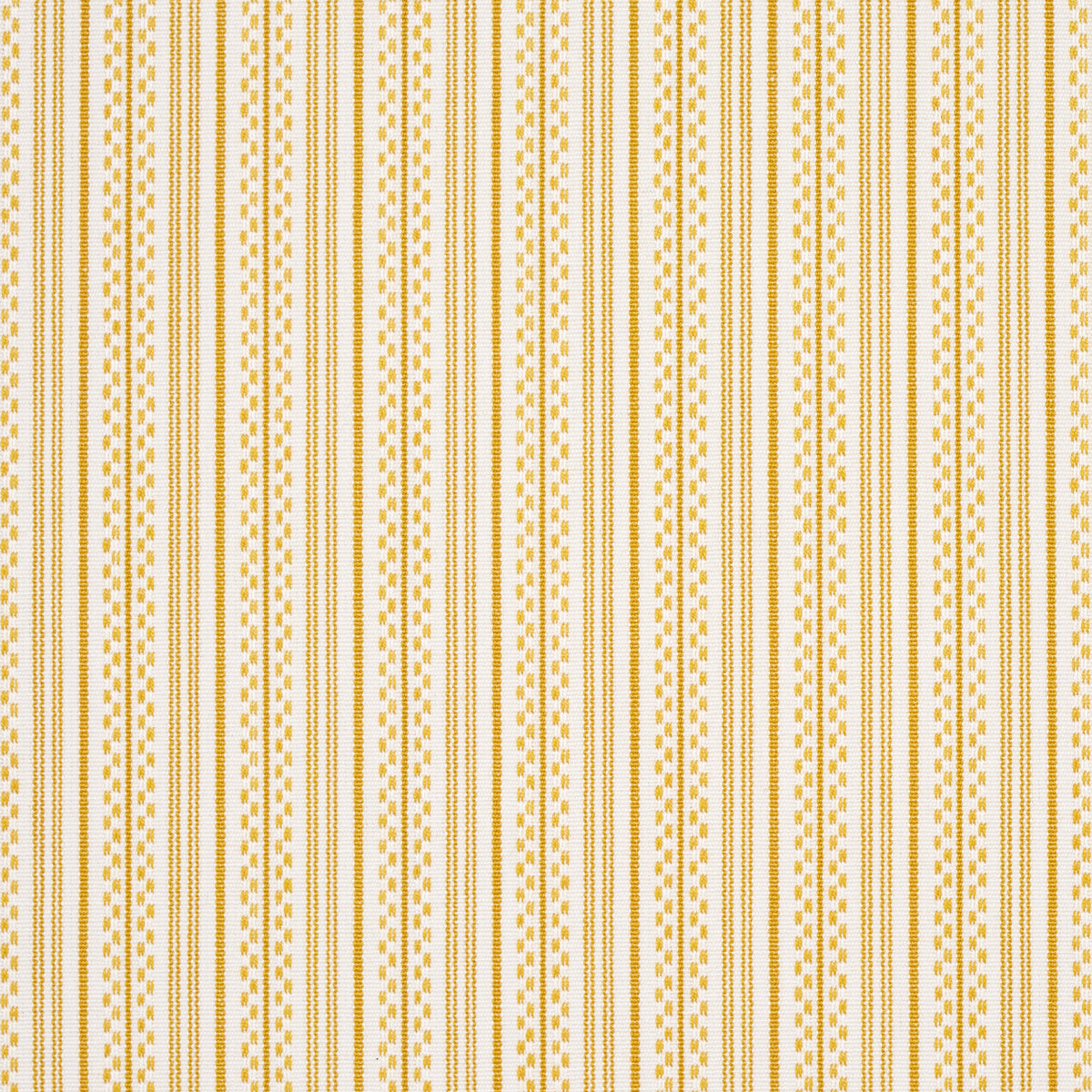 Schumacher Jack Stripe Yellow Fabric Sample 71417