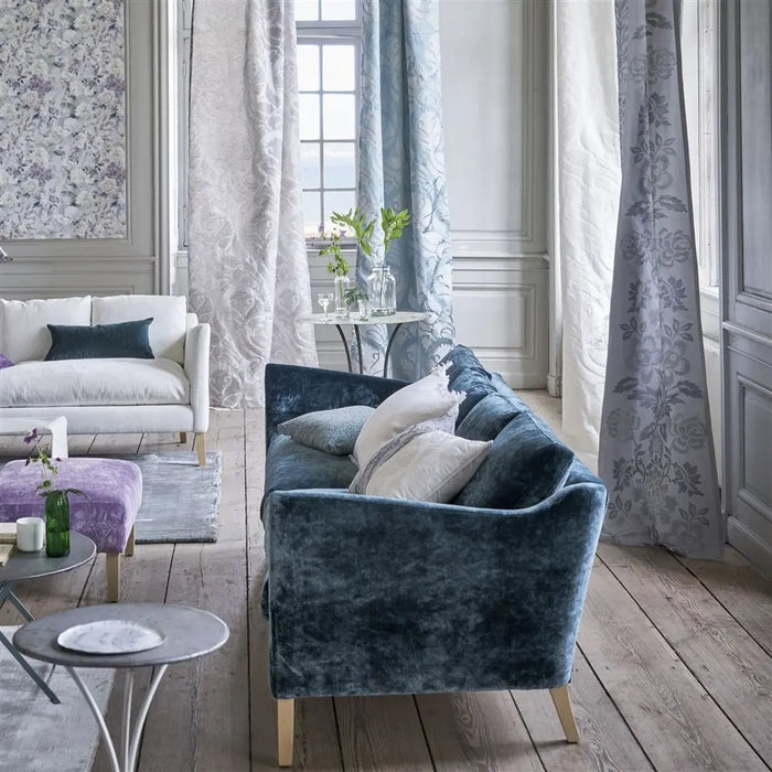 Designers Guild Majella Turquoise Fabric Sample FDG2550-07