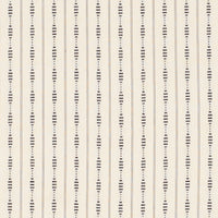 Schumacher Rania Stripe Black Fabric 71900
