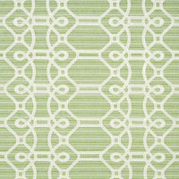 Schumacher Ziz Embroidery Green Fabric 71933