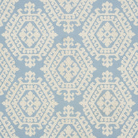 Schumacher Omar Embroidery Sky Fabric 71945