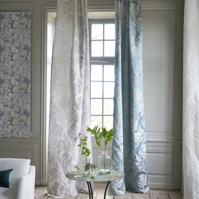 Designers Guild Majella Turquoise Fabric Sample FDG2550-07