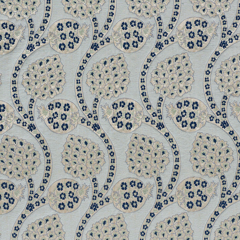 Schumacher Persephone Celestial Fabric Sample 72002