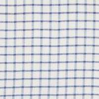 Schumacher Pauline Check Casement Blue Fabric 72075