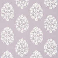 Schumacher Talitha Embroidery Wisteria Fabric 72091