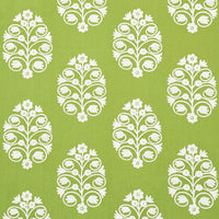 Schumacher Talitha Embroidery Leaf Fabric 72092