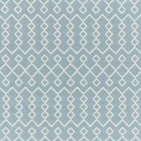 Schumacher Bricolette Sky Fabric 72111
