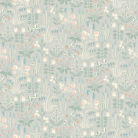 Schumacher Strawberry Field Dove Wallpaper 7216