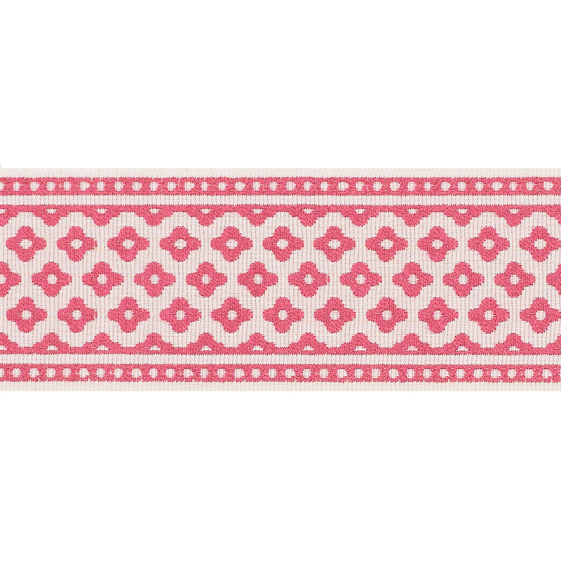 Schumacher Cherie Tape Raspberry Trim Sample 72313