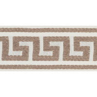 Schumacher Ganton Tape Indoor/Outdoor Taupe Trim 72390
